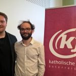 Die KJÖ-Vorsitzenden Matthias Kreuzriegler und Harald Rechberger